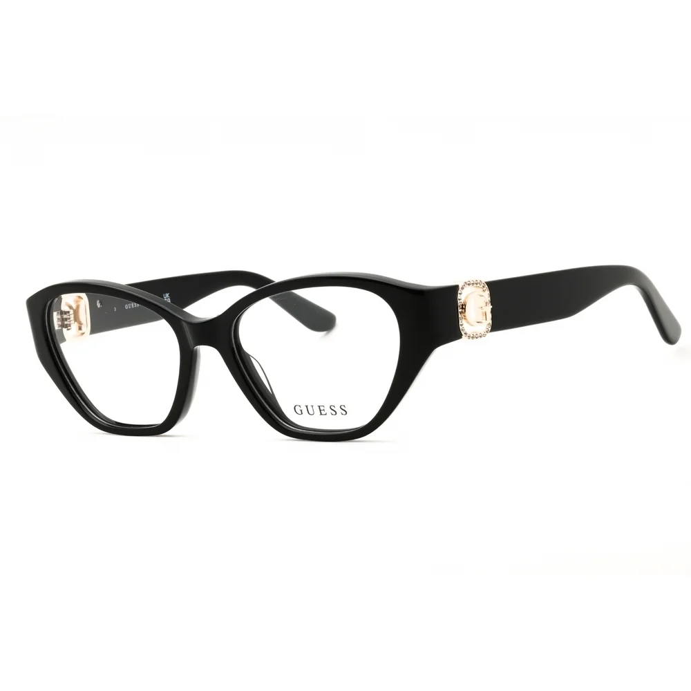 NWT Guess GU50119 Black Cat Eye 51mm Eyeglasses